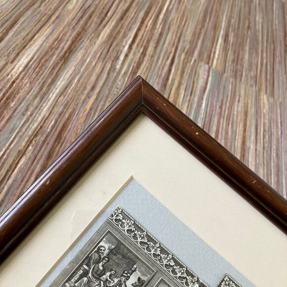 Crucifixion of Christ Framed Art Print Lichfield Ancient Altar-Piece 12.5x15.5" - Picture 4 of 5